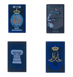 GEZOCHT! 4 emblemen KMAR, Verzenden, Marechaussee, Nederland, Embleem of Badge
