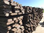 Gebruikte Hardhouten  Damwandplanken Gerecycled hout, Doe-het-zelf en Verbouw, Gebruikt, 300 cm of meer, Ophalen
