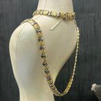 14k gouden set ketting met armband 45 gram goud, Ophalen of Verzenden, Zo goed als nieuw, Goud
