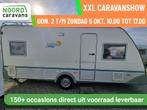 EIFELLAND SUNSHINE 495 TF VOORTENT + DOUCHE + FRANSBED, Caravans en Kamperen, Caravans, Rondzit, Serviceluik, Bedrijf, Eifelland