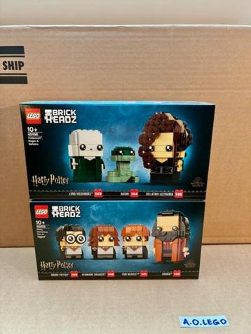 Lego Harry Potter Brickheadz 40495 en 40496  beschikbaar voor biedingen
