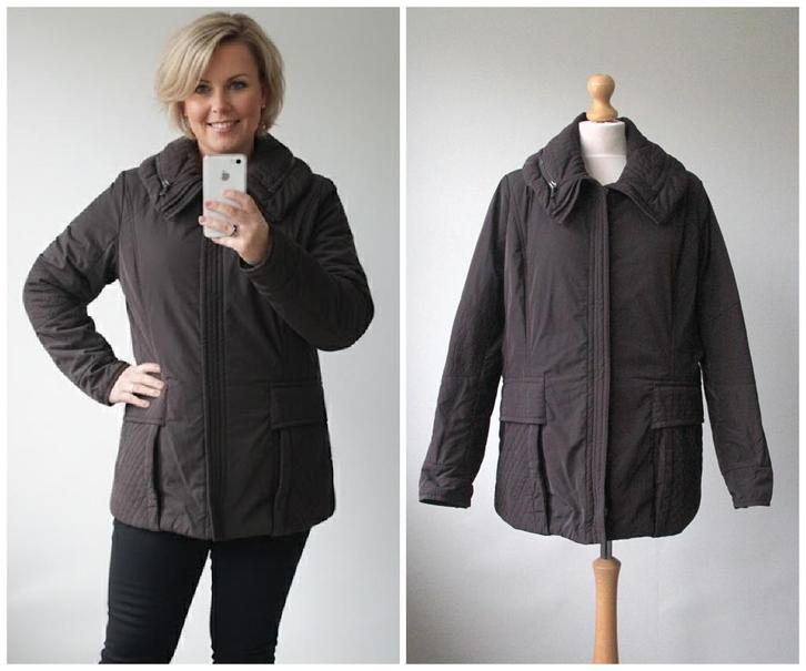 Creenstone - prachtige winterjas / bruin / maat 44, Kleding | Dames, Jassen | Winter, Zo goed als nieuw, Maat 42/44 (L), Bruin