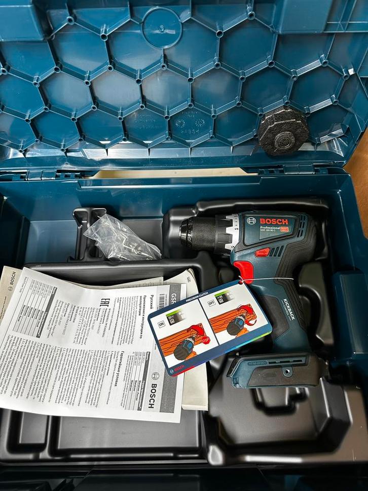 NIEUW Bosch GSR 18V-90 C Accuboormachine, Doe-het-zelf en Verbouw, Gereedschap | Boormachines, Zo goed als nieuw, Boor- en Schroefmachine