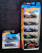 Hot wheels Mattel Formule 1 F1 5 pack + single kaart nieuw, Ophalen of Verzenden, Nieuw, Auto
