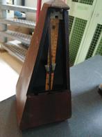 OUDE ANTIEKE WERKENDE METRONOME METRONOOM 21X11 CM, Ophalen of Verzenden, Zo goed als nieuw