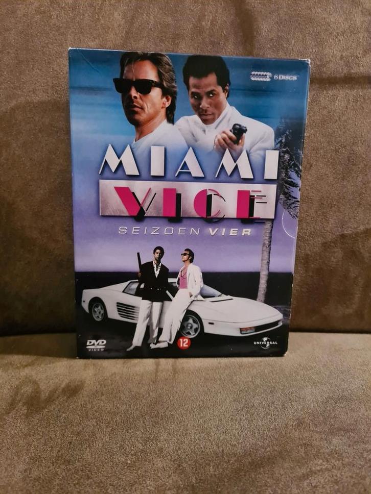 Miami Vice Seizoen 4 DVD Boxset, Cd's en Dvd's, Dvd's | Tv en Series, Zo goed als nieuw, Actie en Avontuur, Boxset, Vanaf 12 jaar