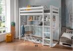 Hoogslaper met bureau deelbaar 90X200cm, Ophalen, Gebruikt, Eenpersoons, 200 cm