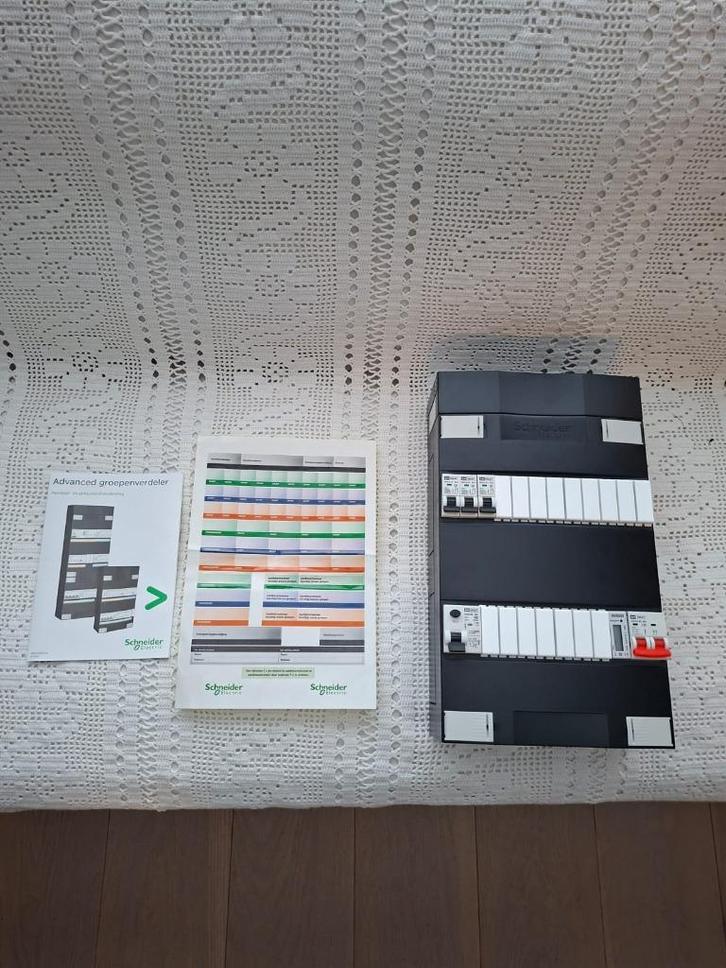 Nieuwe Schneider Groepenkast met automaten, Doe-het-zelf en Verbouw, Elektra en Kabels, Nieuw, Overige typen, Ophalen of Verzenden