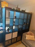 Ikea kallax kast zwart 182x182, Ophalen, Met plank(en), 150 tot 200 cm, Zo goed als nieuw