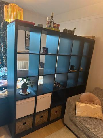 Ikea kallax kast zwart 182x182 beschikbaar voor biedingen