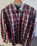 Herenoverhemd bordeauxrood maat L merk Basefield., Kleding | Heren, Ophalen of Verzenden, Zo goed als nieuw, Rood, Halswijdte 41/42 (L)