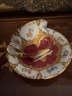 Meissen Mokka Kop en Schotel - Verfijnd Porselein, Ophalen of Verzenden