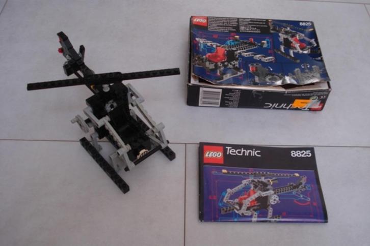 Techn Lego 8825 helicopter night chopper, bouwbeschr en doos, Kinderen en Baby's, Speelgoed | Duplo en Lego, Zo goed als nieuw
