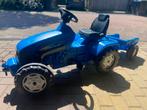 Rolly Toys New Holland tractor met aanhanger en geluid!, Ophalen, Gebruikt, Overige merken