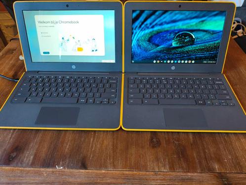 2x HP Chromebook Touchscreen samen voor €80, Computers en Software, Chromebooks, Gebruikt, 12 inch, 4 GB of minder, 32 GB of minder