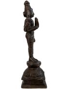 Antiek bronzen beeld van Lakshmi, Huis en Inrichting, Woonaccessoires | Boeddhabeelden, Ophalen of Verzenden, Gebruikt