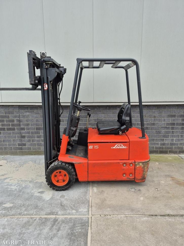 Linde E15 triplex sideshift 4.270 mm accu bj 11-2019, Zakelijke goederen, Machines en Bouw | Heftrucks en Intern transport, Heftruck