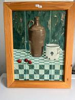 Schilderij van Jan van de Venne, stilleven ingelijst, Antiek en Kunst, Ophalen of Verzenden