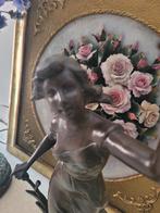 Antiek bronzen beeld 47 cm hoog, Antiek en Kunst, Ophalen of Verzenden