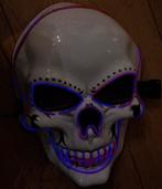 Halloween Led masker, Hobby en Vrije tijd, Feestartikelen, Ophalen of Verzenden, Zo goed als nieuw, Halloween of Griezel