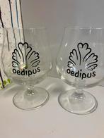 Oedipus bierglazen set van 2 glazen, Ophalen of Verzenden, Nieuw, Glas of Glazen, Overige merken