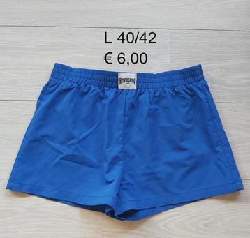 Korte broek blauw L 40/42