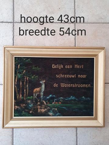 Schilderij met Christelijke Tekst beschikbaar voor biedingen
