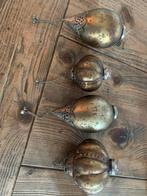 4 gouden 1000 en 1 nacht glazen kerst ornamenten kerstballen, Ophalen