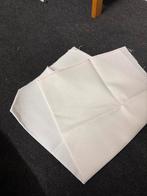 Borduurstof Lap - 60x56 cm, Wit, Nieuw, Ophalen of Verzenden, 30 tot 120 cm