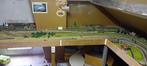Grote treintafel met veel rails huisjes etc,, Hobby en Vrije tijd, Modeltreinen | H0, Ophalen of Verzenden, Gebruikt, Gelijkstroom