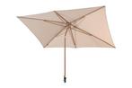 Azzurro Parasol Ø350 cm | 4 Seasons Outdoor | Charcoal, Tuin en Terras, Ophalen of Verzenden, Nieuw, 3 tot 4 meter, Stokparasol