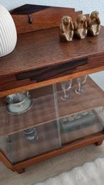 Thee servies  kastje ,Amsterdamse school!, Ophalen, Eikenhout, 50 tot 100 cm, Minder dan 100 cm