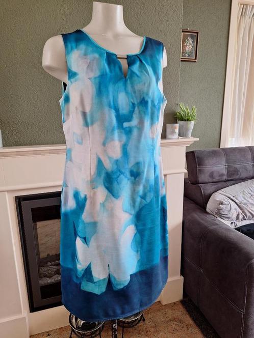 Atmos Fashion blauwe jurk L 42 gratis verz in NL, Kleding | Dames, Jurken, Zo goed als nieuw, Maat 46/48 (XL) of groter, Blauw