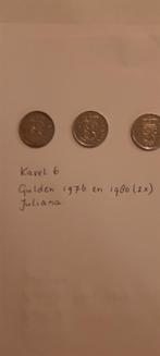 Gulden 1976 en 1980, Ophalen of Verzenden, Koningin Juliana, 1 gulden, Losse munt
