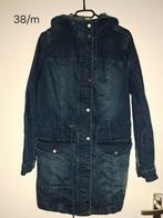 Halflange spijkerjas dames M, Kleding | Dames, Ophalen of Verzenden, Zo goed als nieuw, Maat 38/40 (M), Blauw