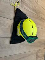 Wedze Skihelm + Sinner Skibril - Fluorescerend Geel/Groen, Overige merken, Overige typen, Ophalen of Verzenden, Zo goed als nieuw