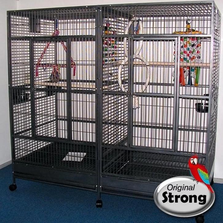Strong Papegaaienkooien, direct leverbaar nu 10% korting, Dieren en Toebehoren, Vogels | Hokken en Kooien, Nieuw, Vogelkooi, Metaal