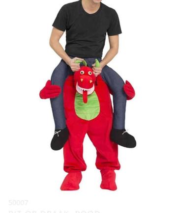 NIEUW Ride On costume Red Dragon beschikbaar voor biedingen