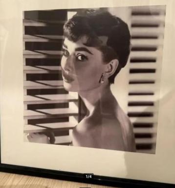 Foto | Audreyh Hepburn | Ingelijst | black & white