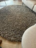 Beige/Goudkleurig Rond Vloerkleed, Huis en Inrichting, Stoffering | Tapijten en Kleden, Ophalen, Beige, 150 tot 200 cm, Rond