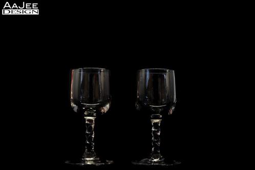 2 Kristalunie - Bitterglas - Torsi - Max Verboeket - 1957, Verzamelen, Glas en Borrelglaasjes, Zo goed als nieuw, Borrel- of Shotglas