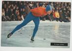 Schaatsen Peter Nottet Nederland Veel info op achterkant, Verzamelen, Ansichtkaarten | Themakaarten, Verzenden, 1960 tot 1980