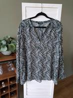 Norah Blouse – Groen met print – Maat XL, Maat 46/48 (XL) of groter, Ophalen of Verzenden, Norah, Gedragen