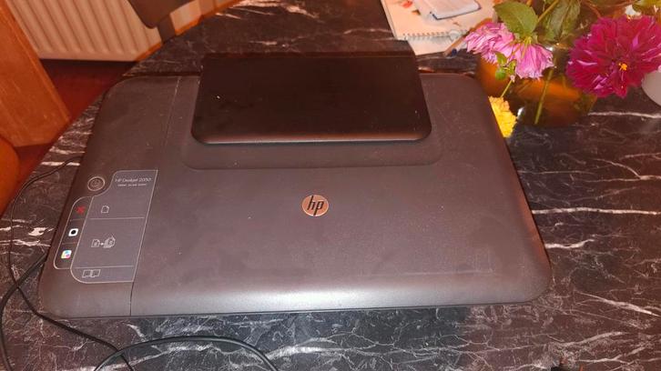 Desktop set compleet met scherm en printer, Computers en Software, Printers, Gebruikt, Ophalen