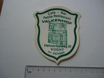 sticker oud Heineken bier Vught Valkenhof cafe bar horeca beschikbaar voor biedingen