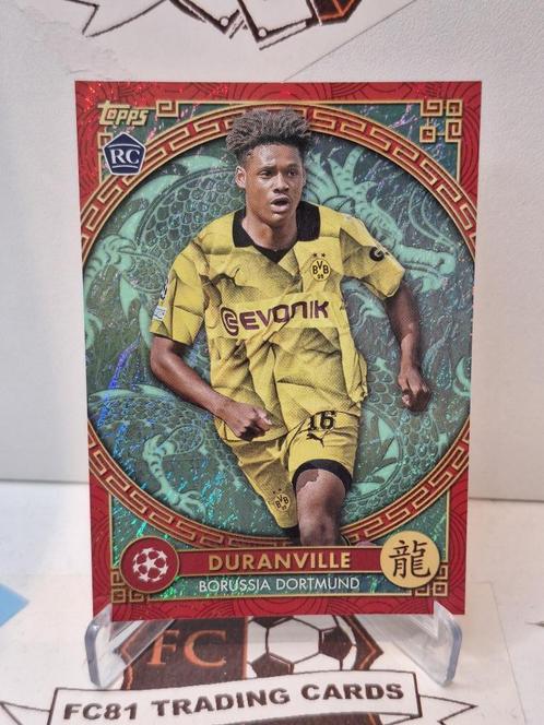 Duranville - Dortmund - Topps Jade Edition 2024 Rookie, Verzamelen, Sportartikelen en Voetbal, Zo goed als nieuw, Poster, Plaatje of Sticker