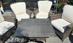 Bellagio tuinset 4 stoelen met tafel, Tuin en Terras, Tuinsets en Loungesets, Overige materialen, Eettafel, Gebruikt, Ophalen of Verzenden