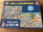 van Haasteren, de Muziekwinkel en Vakantiekriebels, 2x1000 s, Ophalen of Verzenden, 500 t/m 1500 stukjes, Zo goed als nieuw, Legpuzzel