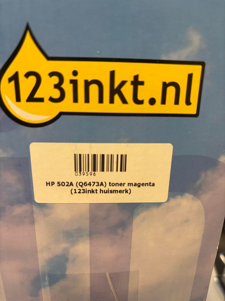 HP 502A (Q6473A) Magenta Toner - 123inkt Huismerk, Ophalen, Nieuw, Toner
