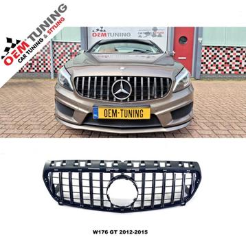 W176 A-Class | GT R look GRILLE | 2012-2015 | CHROME | beschikbaar voor biedingen